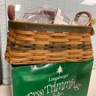 2 Longaberger Tree Trimmings Treat baskets