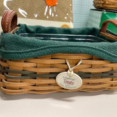 2 Longaberger Tree Trimmings Treat baskets