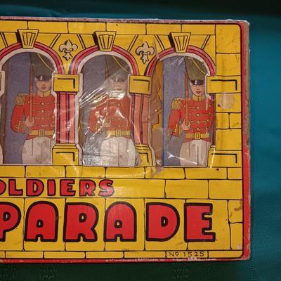 SOLDIERS ON PARADE AND SOME VERY OLD MARBLES