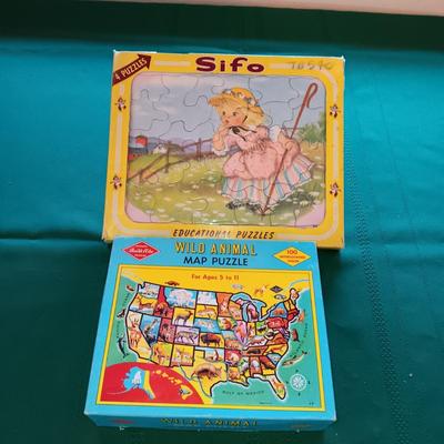 LIKE NEW CHILDREN'S EDUCATIONAL PUZZLES