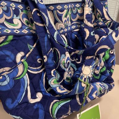 Mediterranean blue vera Bradley coin, purse and handbag