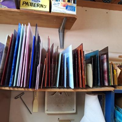 Stained glass Glass Lot