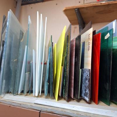 Stained glass Glass Lot
