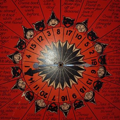 1935 ZINGO HALLOWEEN FORTUNE AND STUNT GAME