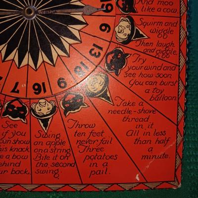 1935 ZINGO HALLOWEEN FORTUNE AND STUNT GAME