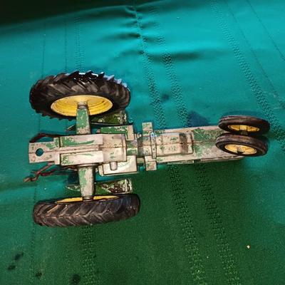 JOHN DEERE TOY TRACTOR AND IMPLEMENT