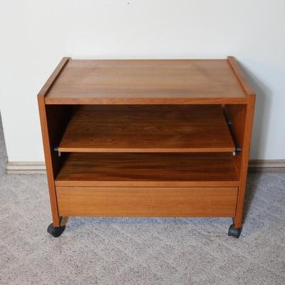 Mobile TV Stand with Drawer