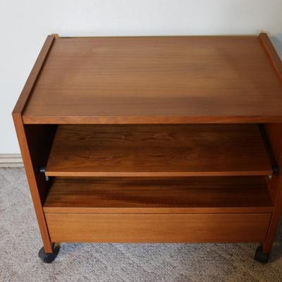 Mobile TV Stand with Drawer