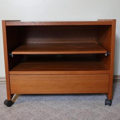 Mobile TV Stand with Drawer