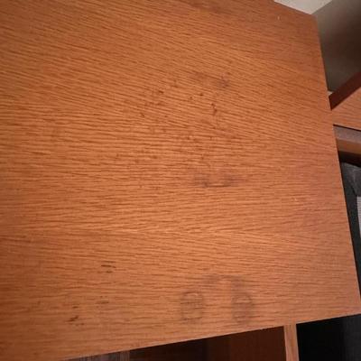 Mid Century Queen Bed Frame and Nightstands