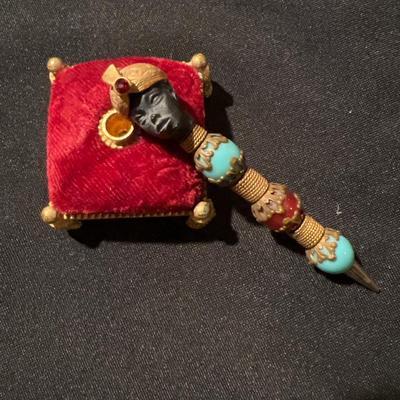 Vintage Florenza Blackamoor Pen