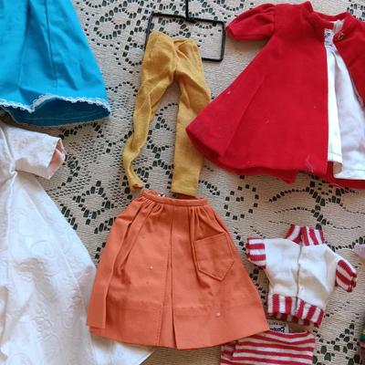 1958 BARBIE DOLL WITH CLOTHES, SHOES AND SOCKS