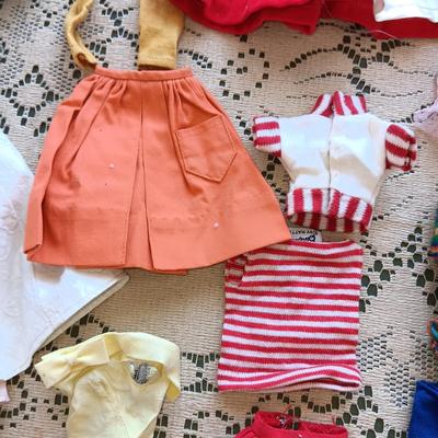 1958 BARBIE DOLL WITH CLOTHES, SHOES AND SOCKS
