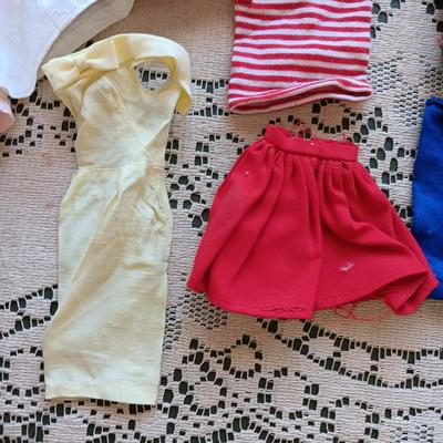 1958 BARBIE DOLL WITH CLOTHES, SHOES AND SOCKS