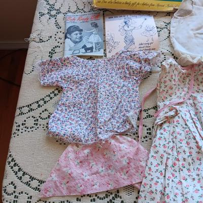 AYER IDEAL'S DOLL OF BEAUTY WITH CLOTHES, MAKEUP AND FLATTENED BOX