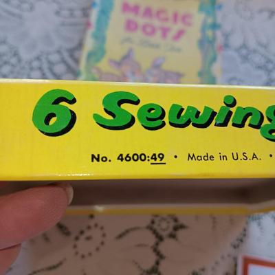 MAGIC DOTS FOR LITTLE TOTS AND 6 SEWING CARDS
