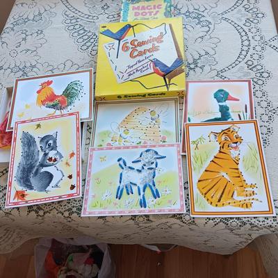 MAGIC DOTS FOR LITTLE TOTS AND 6 SEWING CARDS