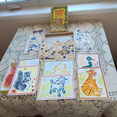 MAGIC DOTS FOR LITTLE TOTS AND 6 SEWING CARDS