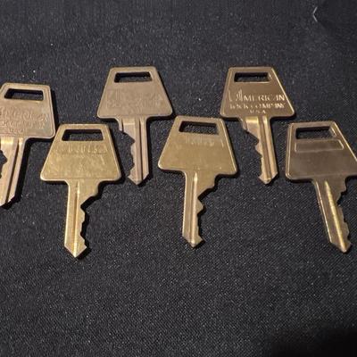 6 American lock Co, Keys