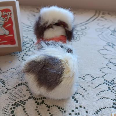 VINTAGE WIND UP JUMPING DOG AND DONALD DUCK TOY