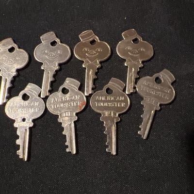8 Samsonite Keys