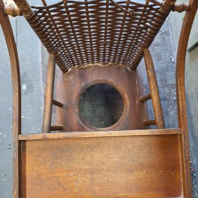 high chair commode