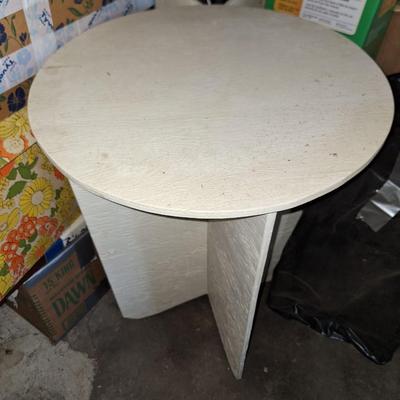 2 White tables