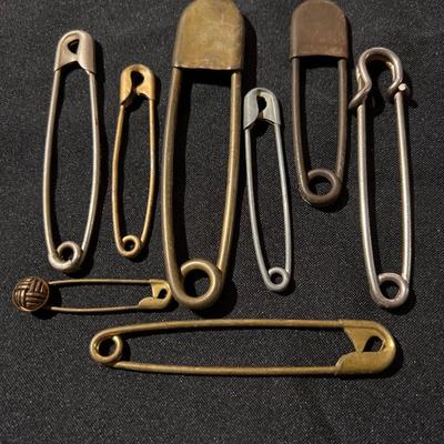 Vintage safety pins