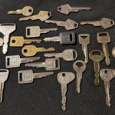 Vintage car keys