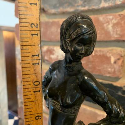 Woman Skating Figurine