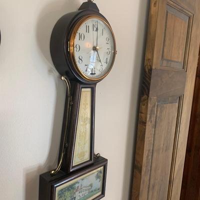 Banjo Clock w/ Mount Vernon Base