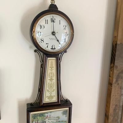 Banjo Clock w/ Mount Vernon Base