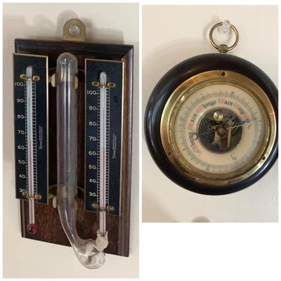 Vintage Barometers Lot German & Tycos