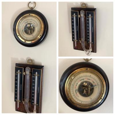 Vintage Barometers Lot German & Tycos