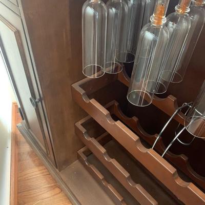 Clean Bar w/ Wonderful Rear Service Storage 59x25x42h