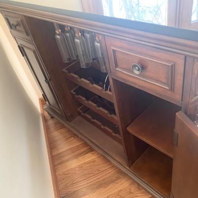 Clean Bar w/ Wonderful Rear Service Storage 59x25x42h