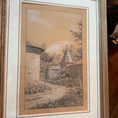 Eastern Block Framed Sketch