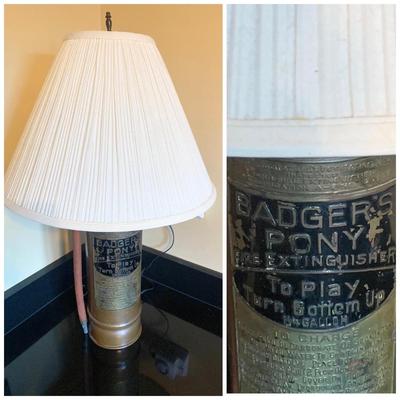 Fire Extinguisher Lamp