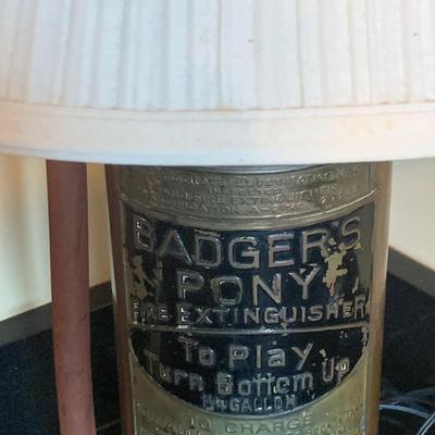 Fire Extinguisher Lamp