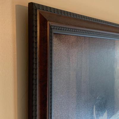 Large Framed Art Dogs