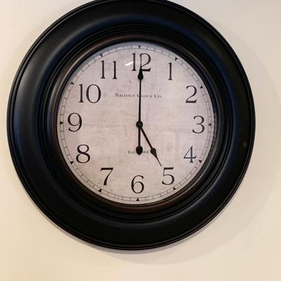 Baldauf Over Sized Clock tested AA batteries