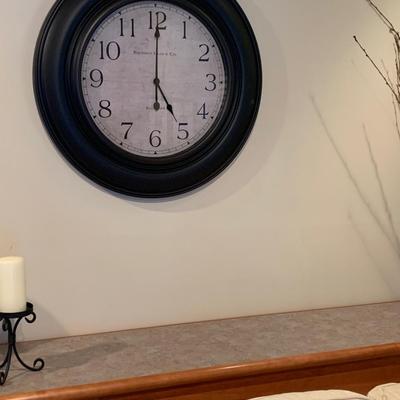 Baldauf Over Sized Clock tested AA batteries