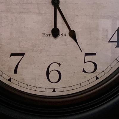 Baldauf Over Sized Clock tested AA batteries