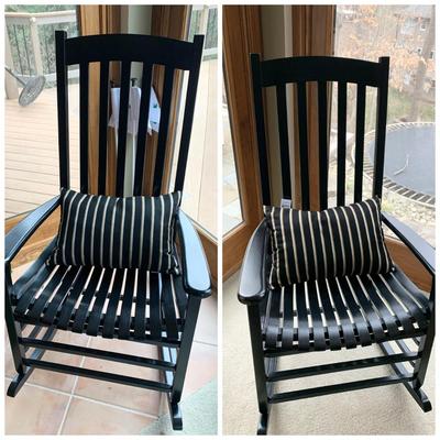 PAIR CLEAN Satin Black Rockers