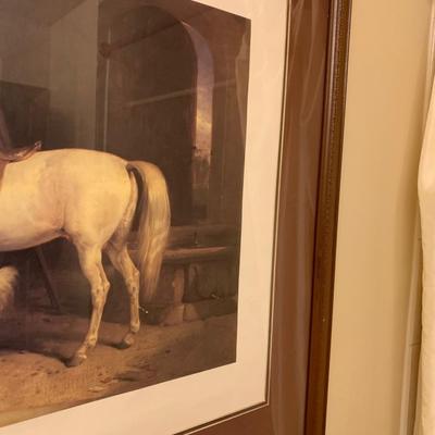 Large Sir Edwin Landseer Framed/Matted Art