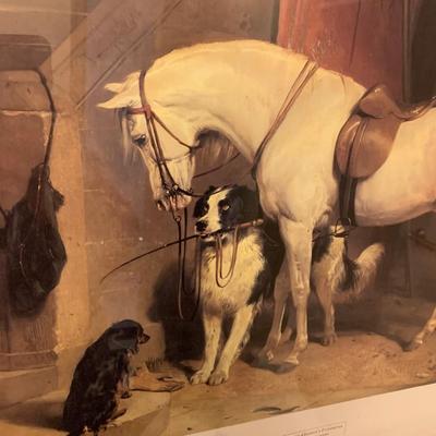 Large Sir Edwin Landseer Framed/Matted Art