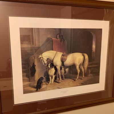 Large Sir Edwin Landseer Framed/Matted Art