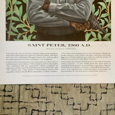 469 Signed RONALD JACKSON 'St. Peter, 1960 A.D.' Poster