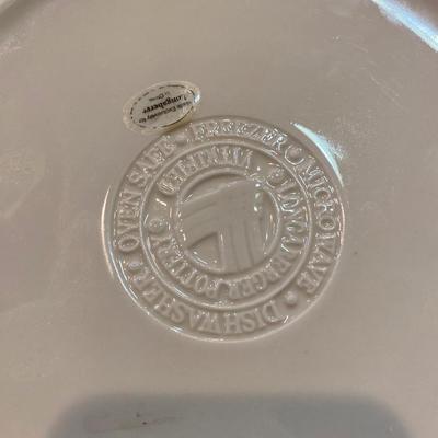 BUTTER WARMERS, PIE PAN, AND SERVING PLATTER