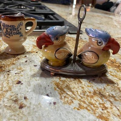 SALT AND PEPPER SHAKERS AND TOOTHPICK HOLDERS